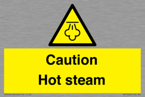 Caution Hot steam